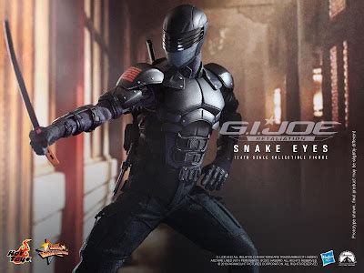 Toyhaven Preview Hot Toys G I Joe Retaliation Th Scale Snake Eyes Inch Collectible Figure
