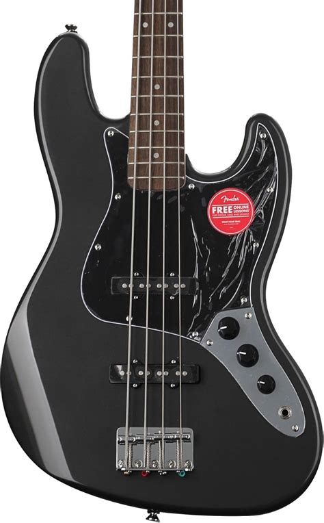 Squier By Fender Affinity Series Jazz Bass Indian Laurel Fingerboard Charcoal