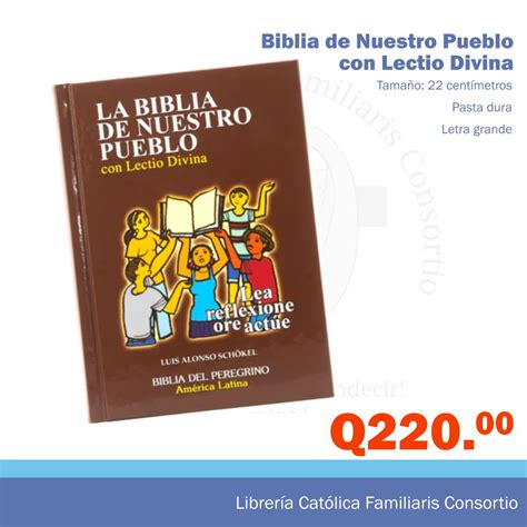 Biblia De Nuestro Pueblo Con Lectio Divina Familiaris Consortio