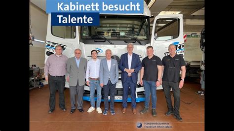 Kabinett Besucht Talente Autohaus Bartmann GmbH Pfungstadt YouTube