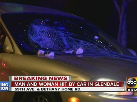 Pd Man And Woman Hit By Car In Glendale