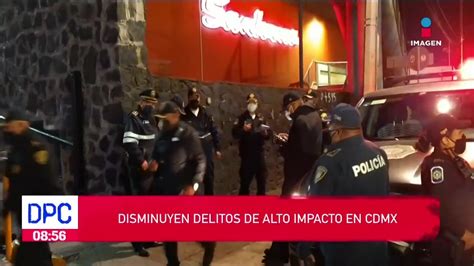 Disminuyen Delitos De Alto Impacto En Cdmx Imagen Televisión