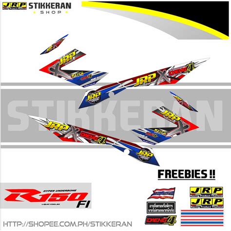 Suzuki Raider Fi Jrp X Daeng Decal Shopee Philippines