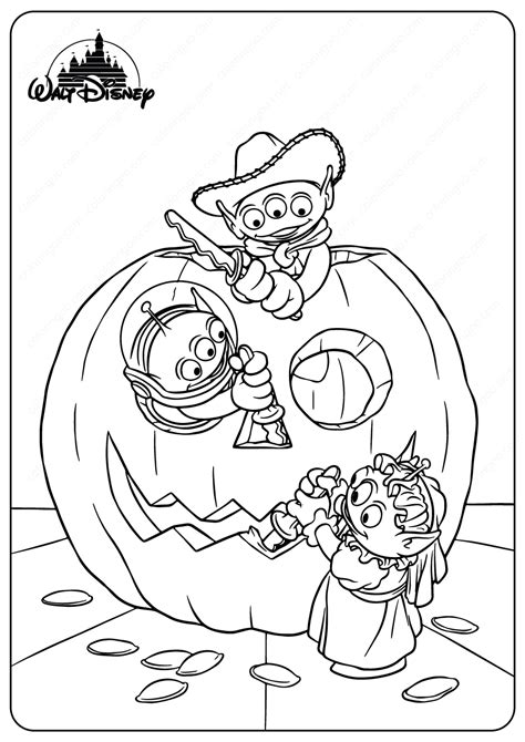 Toy Story Alien Coloring Sheets Coloring Pages