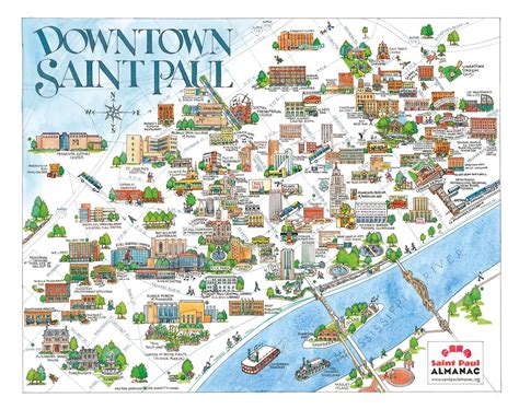 Maps | Minneapolis map, Saint paul, Illustrated map