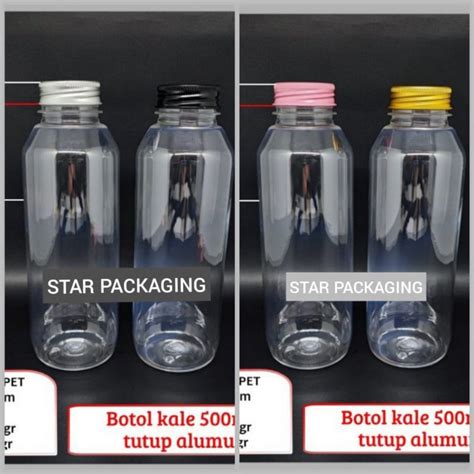 Jual Botol Kale Ml Tutup Alumunium Botol Kale Kotak Ml Tutup