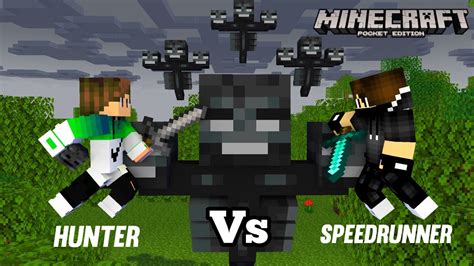 Speedrunner Vs Hunter Manhunt Pe Legend Battle Manhunt Minecraft