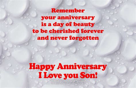 Wedding 45 Wedding Anniversary Wishes For Son True Love Words