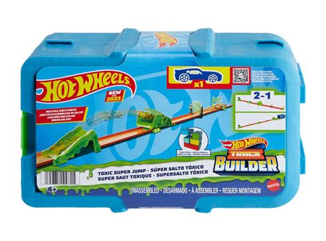 Set De Juego Hot Wheels Track Builder Caja Peque A Acrobacias Con Tem Tica Sorpresa