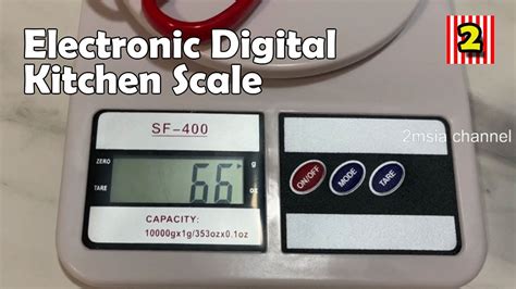 Electronic Digital Kitchen Scale SF 400 SensorDise For All Small