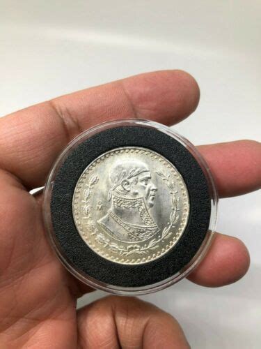 Mo Mexico Silver Un Peso Bu Estados Unidos Mexicanos Ebay