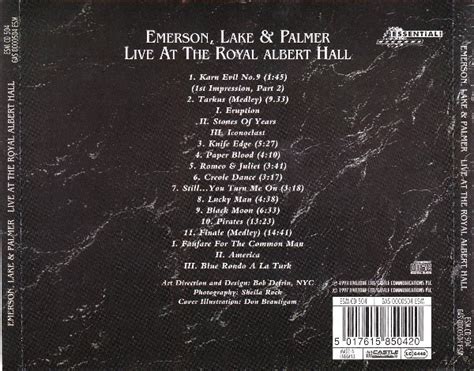 Emerson Lake Palmer Live At The Royal Albert Hall