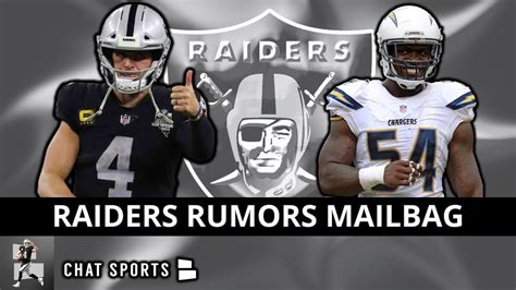 Raiders Rumors Mailbag Sign Melvin Ingram Derek Carr Trade