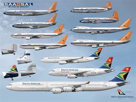 Saa Fleet South African Airways South African Airlines Aviation