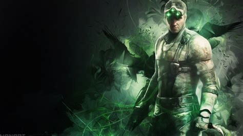 Sam Fisher Green Background Hd Tom Clancy S Splinter Cell Blacklist