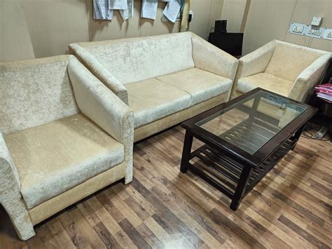 Fabric White 3 Seater Office Sofa At Rs 27000 Piece In Bhopal ID