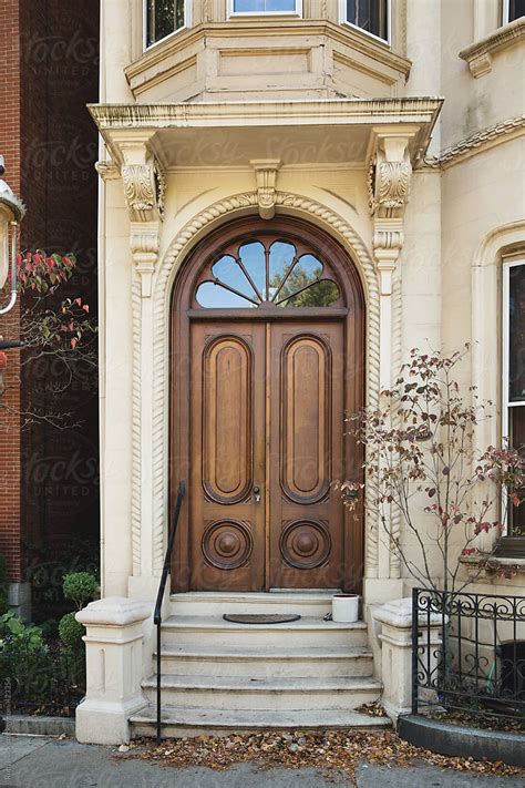 "Wooden Door With Fanlight Above" by Stocksy Contributor "Ruth Black ...