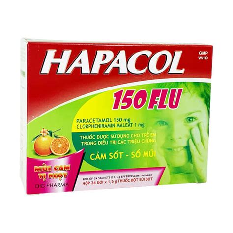 Thuốc Hapacol 150 Flu Hạ Sốt An Toàn Cho Trẻ Nhỏ