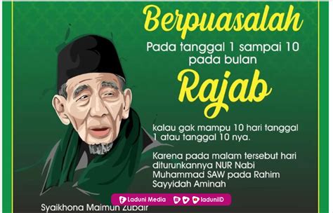 Puasa Sunnah Rajab - Homecare24