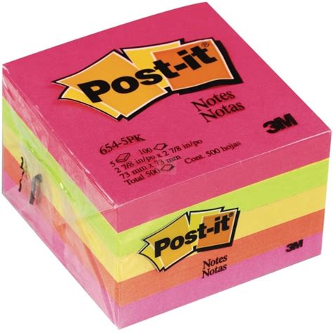 3m 654 5pk Post It 3 X 3 Biggest Online Office Supplies Store