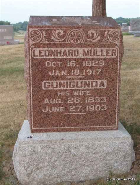 Leonhard Muller Sr Find A Grave Memorial