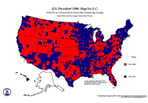 Polidata Andreg Election Maps President 1996