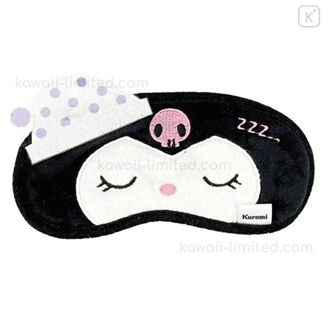 Japan Sanrio Eye Mask Kuromi Sleep Face Kawaii Limited