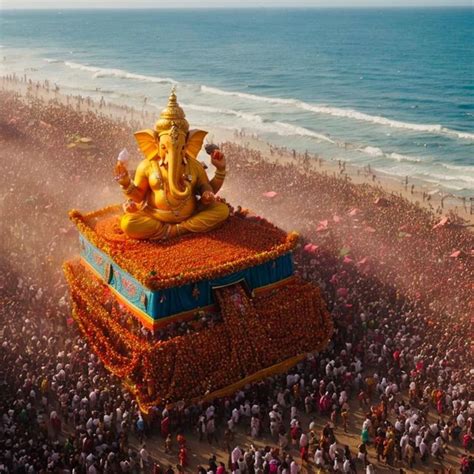 Ganesh Visarjan अगले बरस तुम जल्दी आना इन जगहों पर गणपति बप्पा का