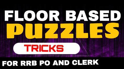 Floor Based Puzzle For Rrb Po Clerk Floor Based Puzzle By Doubtplus