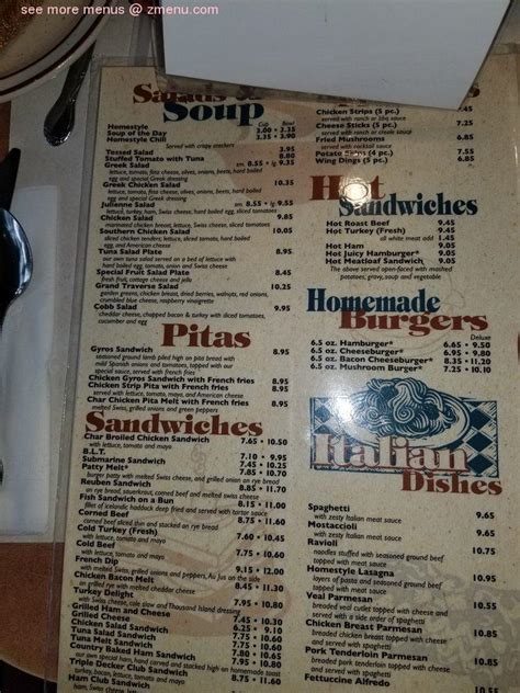 Menu at Leo's Country Oven restaurant, Madison Heights