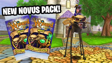 Wizard101 This Mount Is Insane Novus Explorers Pack Opening Youtube