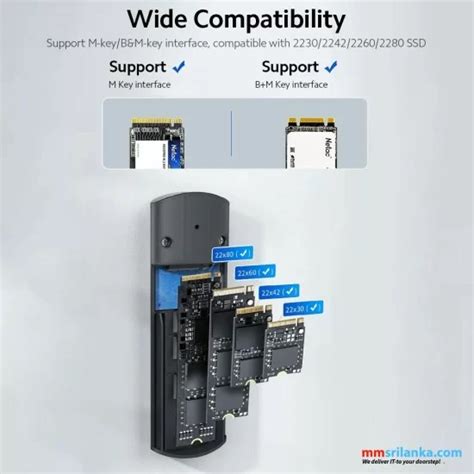 Netac M 2 NVMe SATA Dual Protocol SSD Enclosure Aluminum Alloy SSD