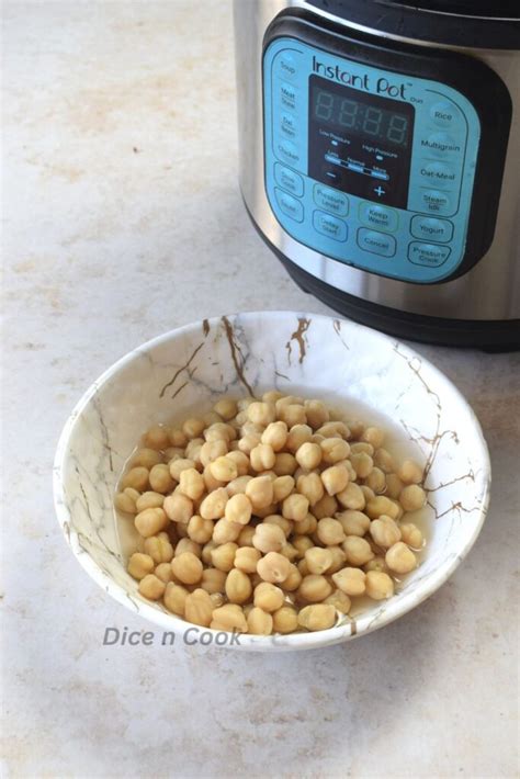 Instant Pot Chickpeas Soaked Dice N Cook