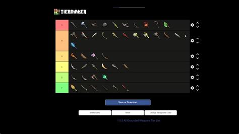 The Grounded Weapon Tier List The Best Weapons For Survival Youtube