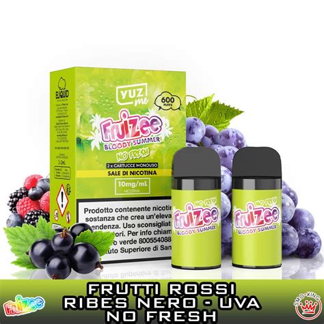 Yuz Me NO FRESH Bloody Summer Fruizee Pod Usa E Getta Eliquid France