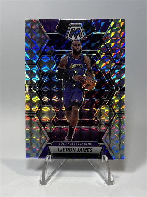 2022 23 Panini Mosaic LeBron James Mosaic Parallel Los Angeles Lakers