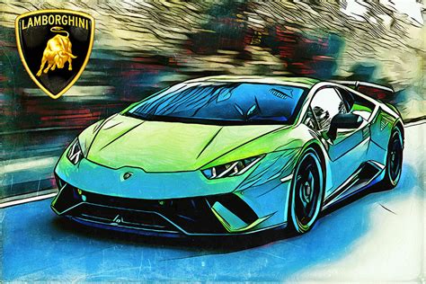 Lamborghini Huracan Sport Car Poster My Hot Posters