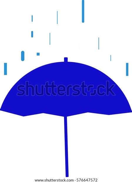 Vector Umbrella Rain Stock Vector Royalty Free 576647572 Shutterstock