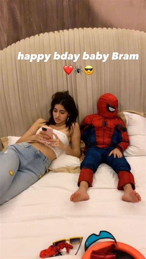 Suhana Khan Ananya Panday Wishes Bestie Suhana Khans Brother Abram On