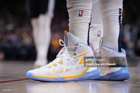 The Sneakers Worn By Nikola Jokic Of The Denver Nuggets During The