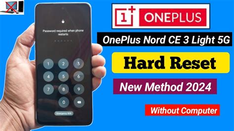 How To Hard Reset OnePlus Nord CE 3 Lite Bypass Screen Lock YouTube