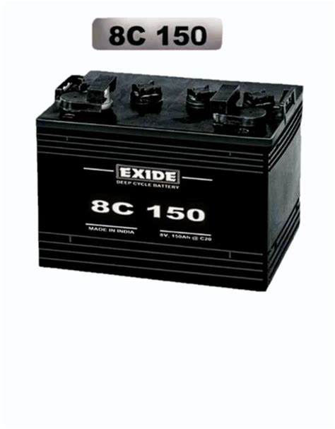 Golf Cart Battery Exide 8c 150 At Rs 10500 Golf Cart Batteries In