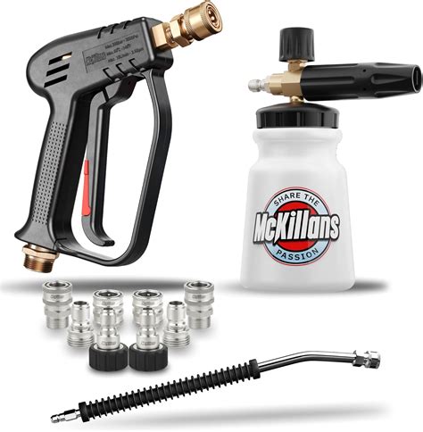 Amazon Mckillans Short Pressure Washer Gun Upgrade Kit Stubby