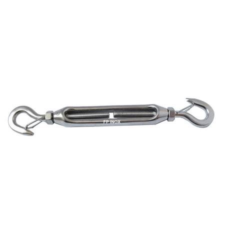 Tendeur inox Ridoir Crochet Sécurité 360mm inox 316 A4