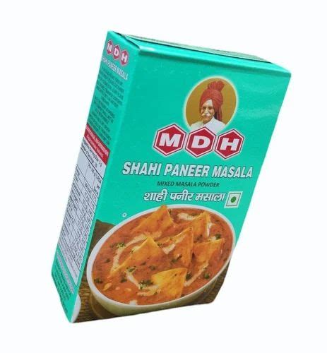 MDH Shahi Paneer Masala Packaging Size 100 Gm At Rs 80 Box In