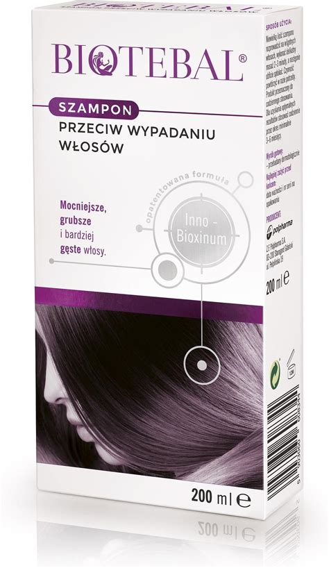 Biotebal Szampon Przeciw Wypadaniu Włosów 200ml Opinie Cena Na Ceneopl