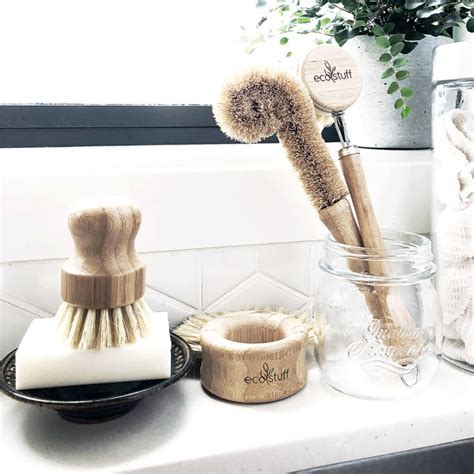 Wooden Brush Kitchen Set by Eco Stuff | Green Elephant NZ