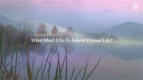 What Must I Do To Inherit Eternal Life Sermon Of The Month God The