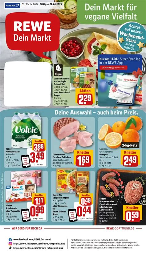 REWE Prospekt ab 02 01 2024 zum Blättern Prospekt Expert