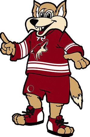 Phoenix Coyotes Mascot Logo | Phoenix coyotes, Mascot, Coyote